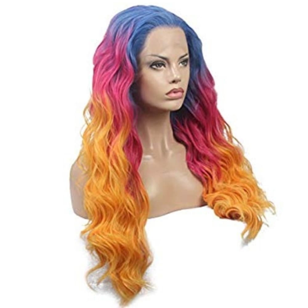 Rainbow Beauty Lace Front Wig - Thumbnail 5