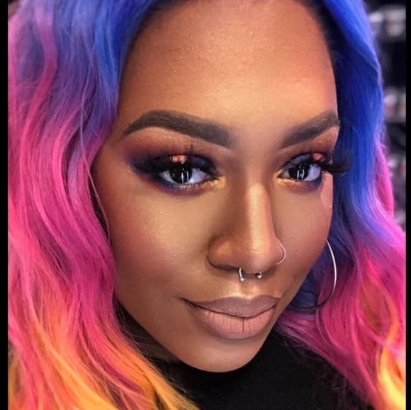 Rainbow Beauty Lace Front Wig - Thumbnail 9