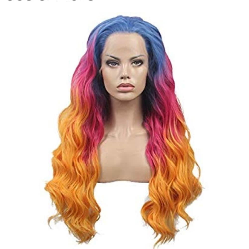 Rainbow Beauty Lace Front Wig - Thumbnail 3