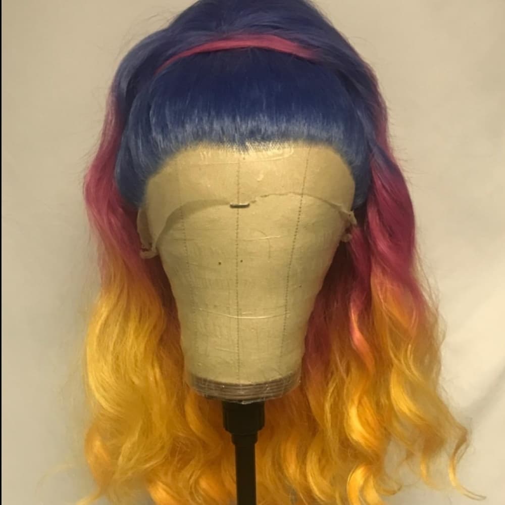 Rainbow Beauty Lace Front Wig - Thumbnail 7