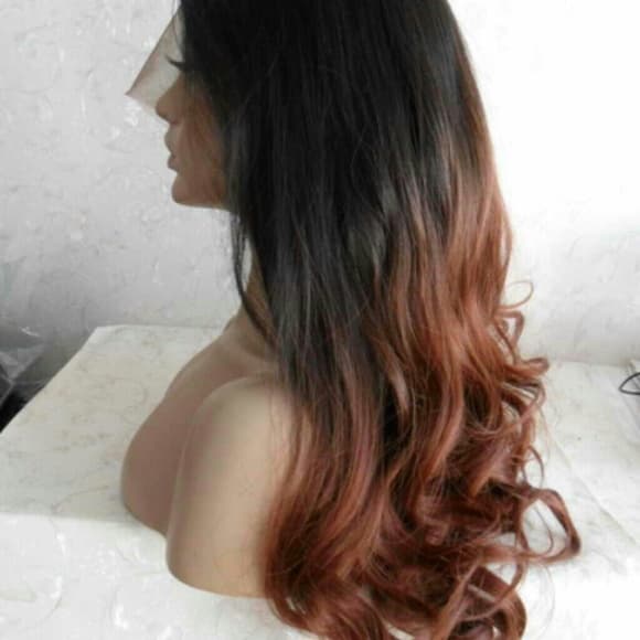 Beautiful Ombre Lacefront Wig #1b/30 - Thumbnail 2