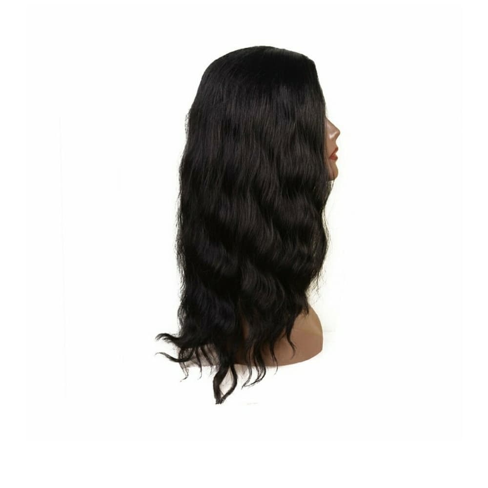 Curly Wavy Wig 20 inches #1b - Thumbnail 3