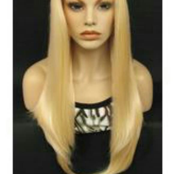 Blonde Lace Front Wig 24-26 inches #613 - Thumbnail 3