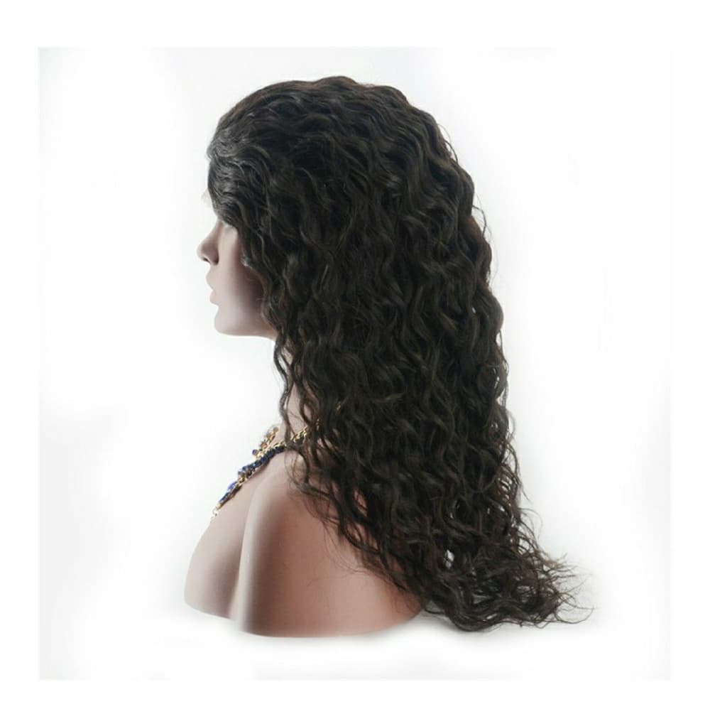 Virgin Brazilian Curly Lacefront Wig - Thumbnail 3