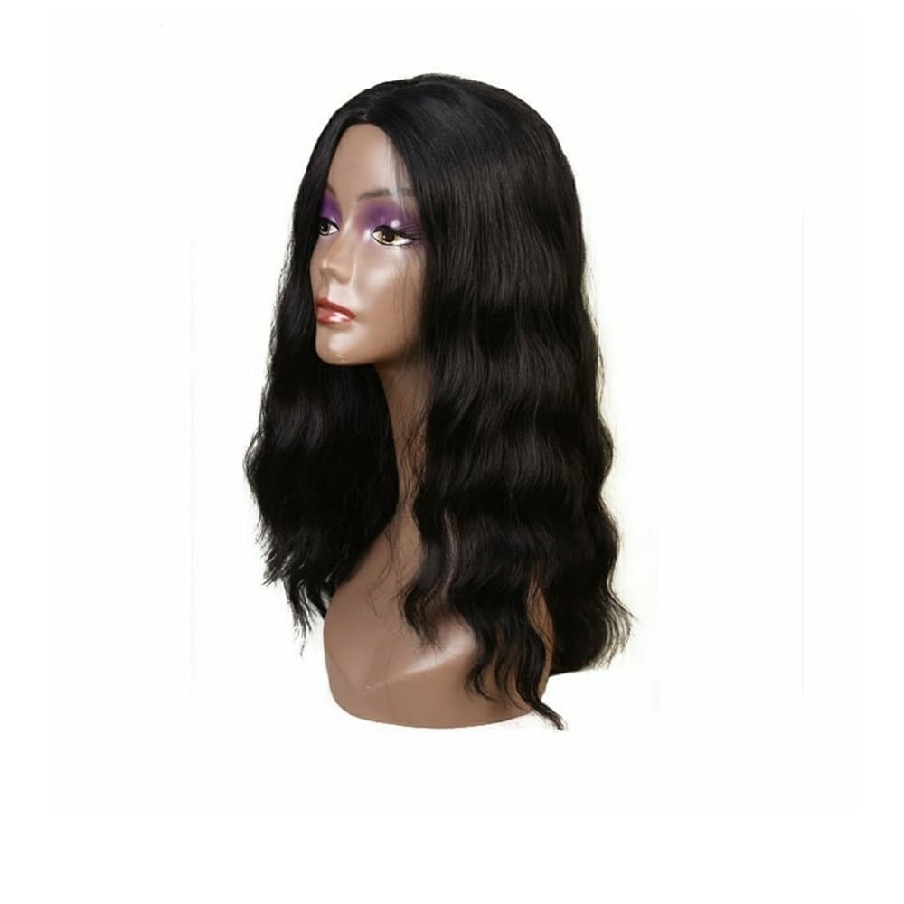 Curly Wavy Wig 20 inches #1b - Thumbnail 2
