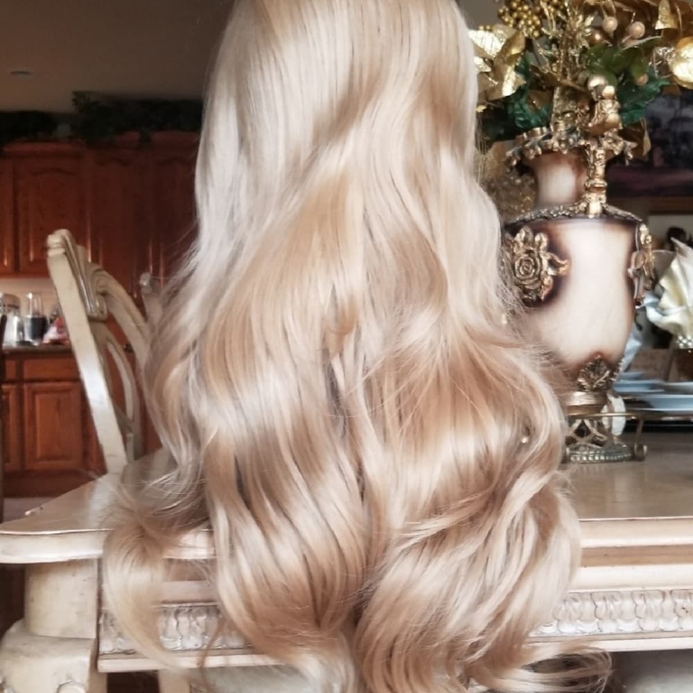 Ombre Blonde Lace Front Wig - Thumbnail 4
