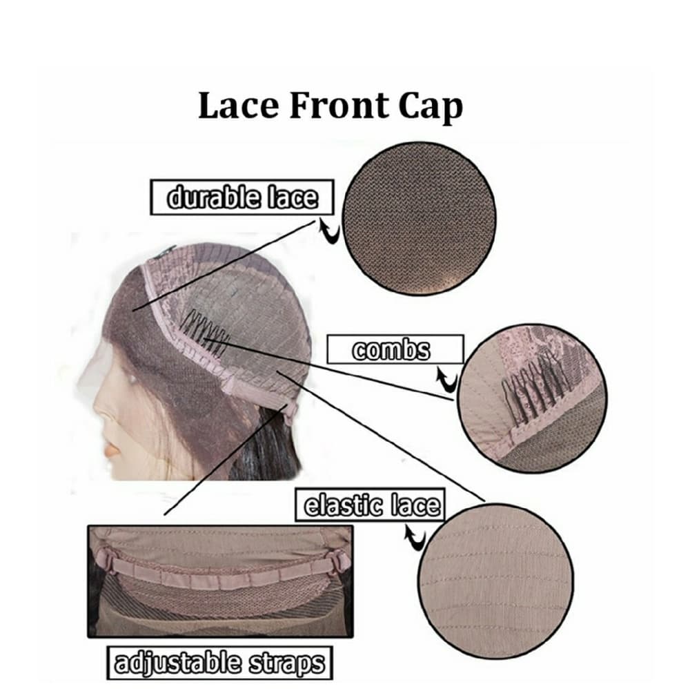 Virgin Brazilian Curly Lacefront Wig - Thumbnail 5