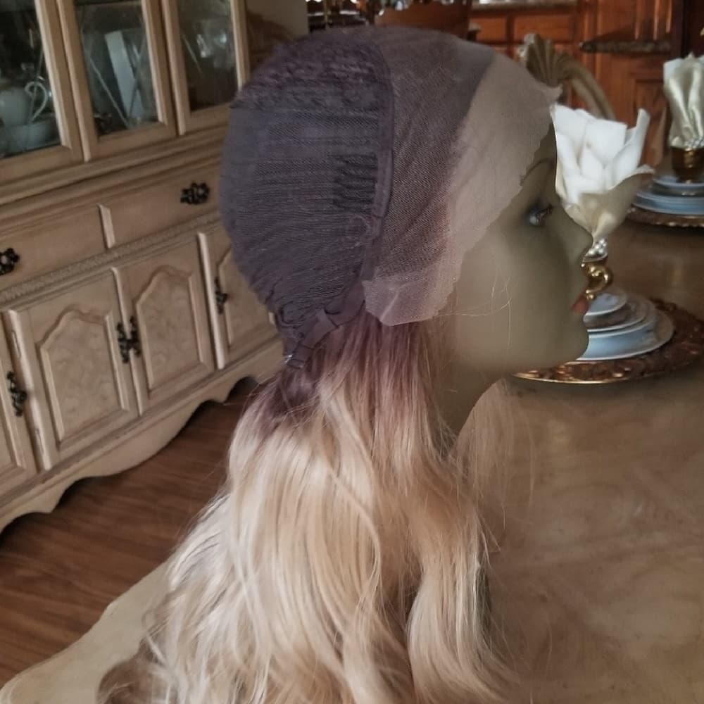 Ombre Blonde Lace Front Wig - Thumbnail 6