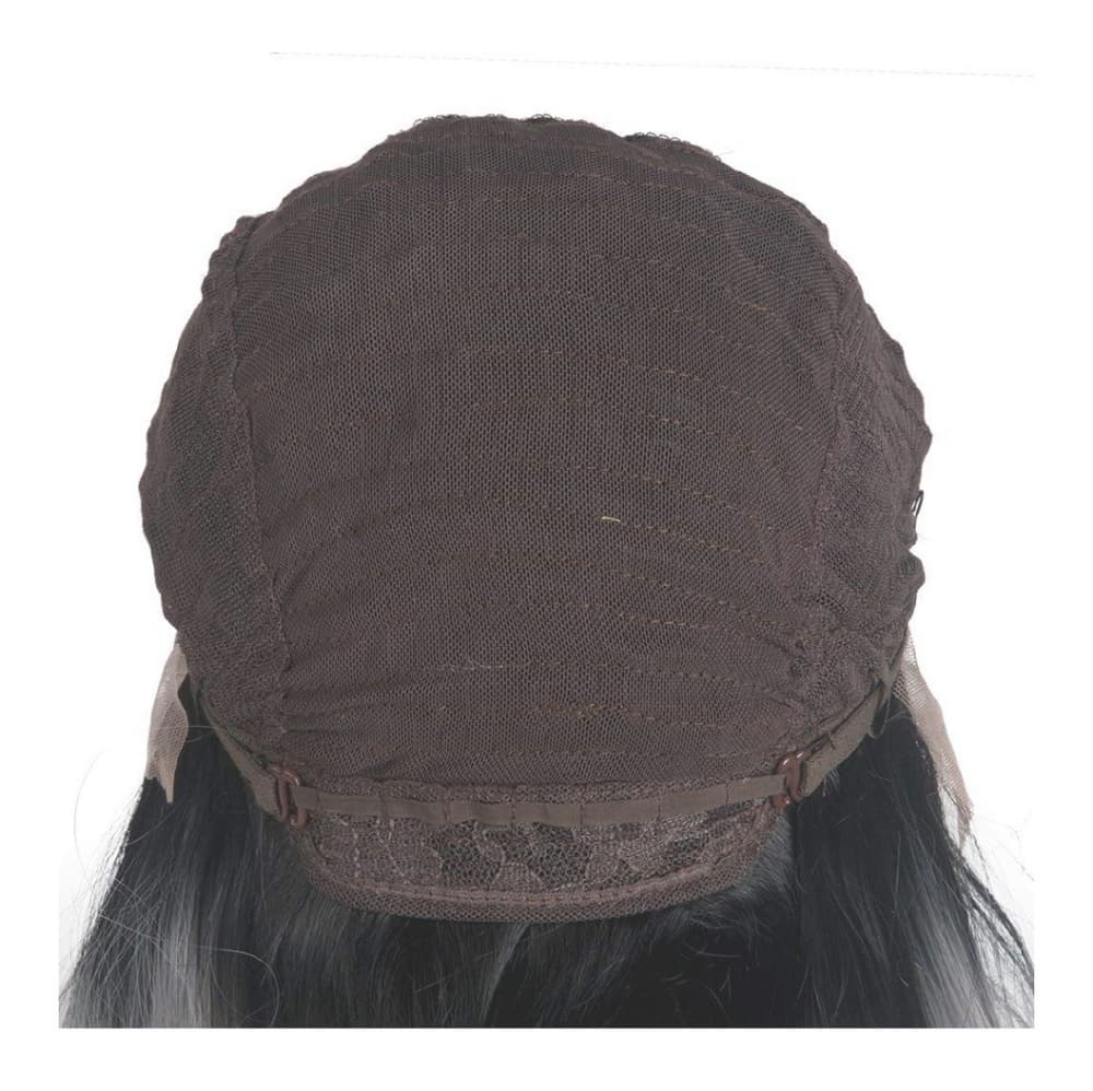 Ombre Black Gray Body Wave Lace Front Wig - Thumbnail 6