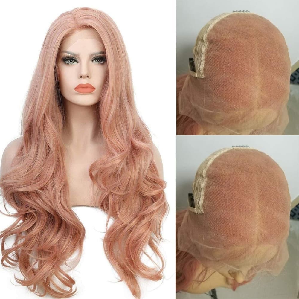 Pink Beauty Lace Front Wig - Thumbnail 3