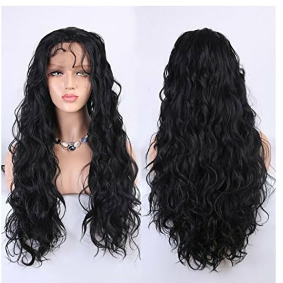 Loose Wavy Beauty Lace Front Wig - Thumbnail 6
