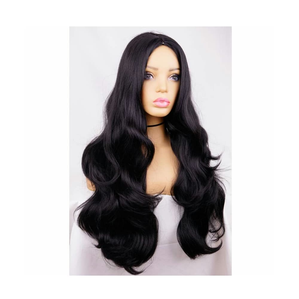 Black Body Wave Beauty Full Wig - Thumbnail 3
