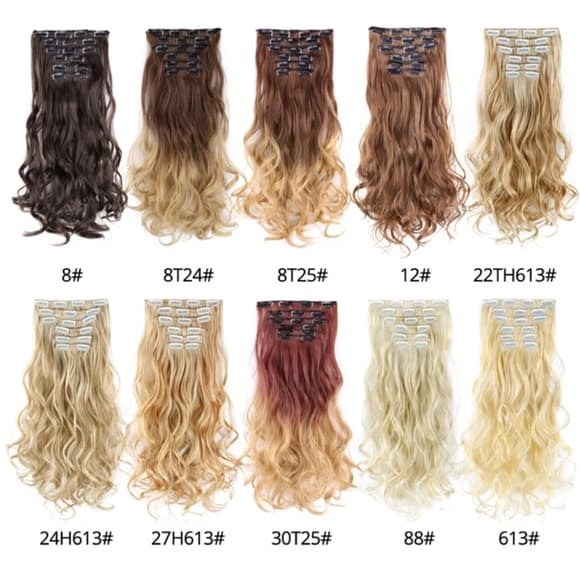 Pick your color!! Full Head clip in Extension - Thumbnail 3