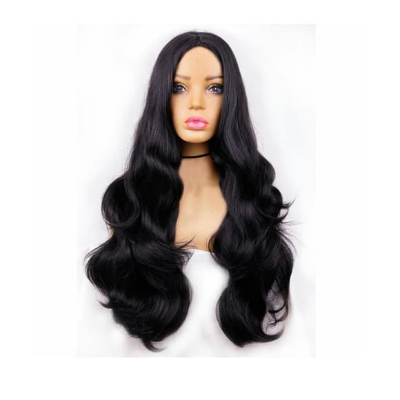 Black Body Wave Beauty Full Wig - Thumbnail 5