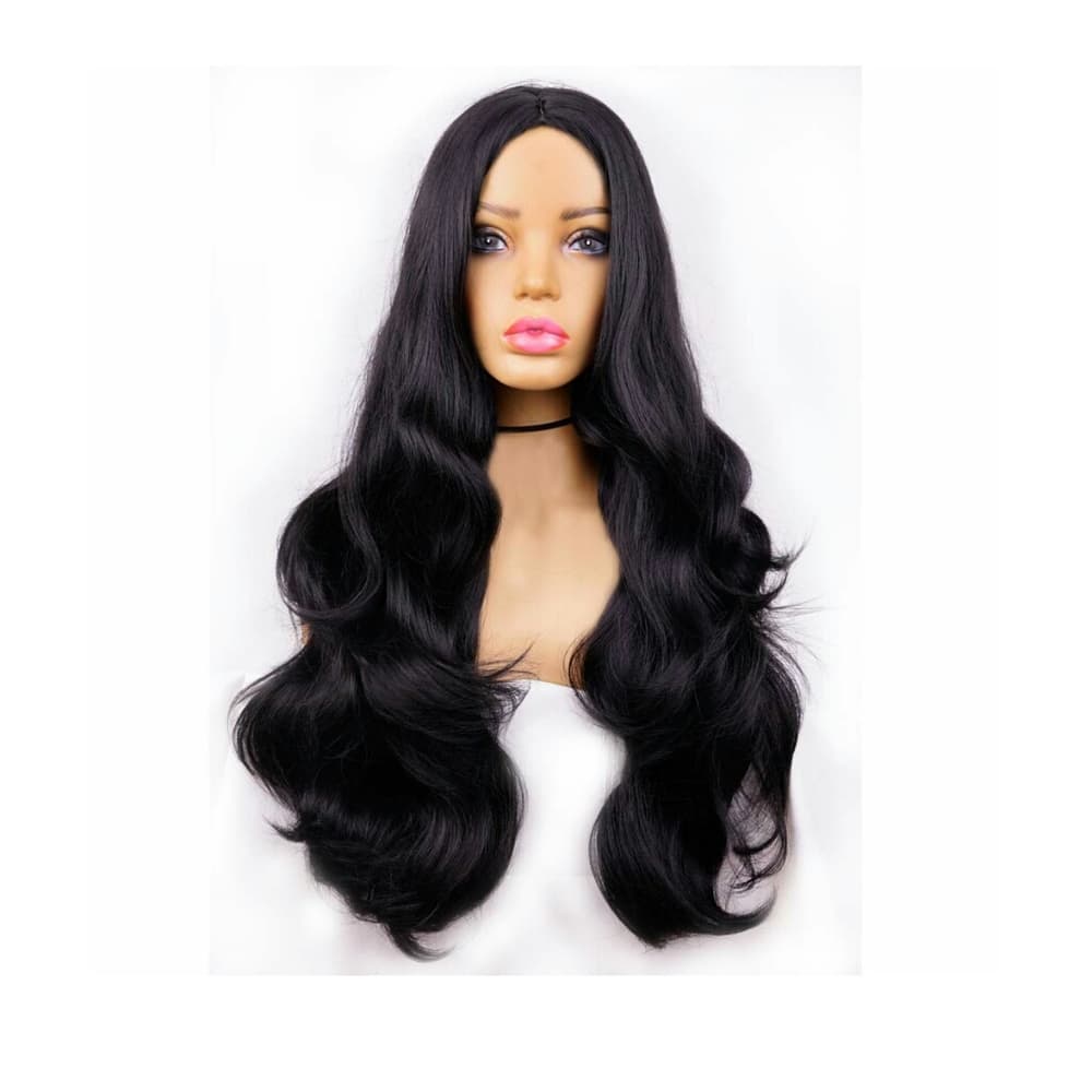 Black Body Wave Beauty Full Wig - Thumbnail 4