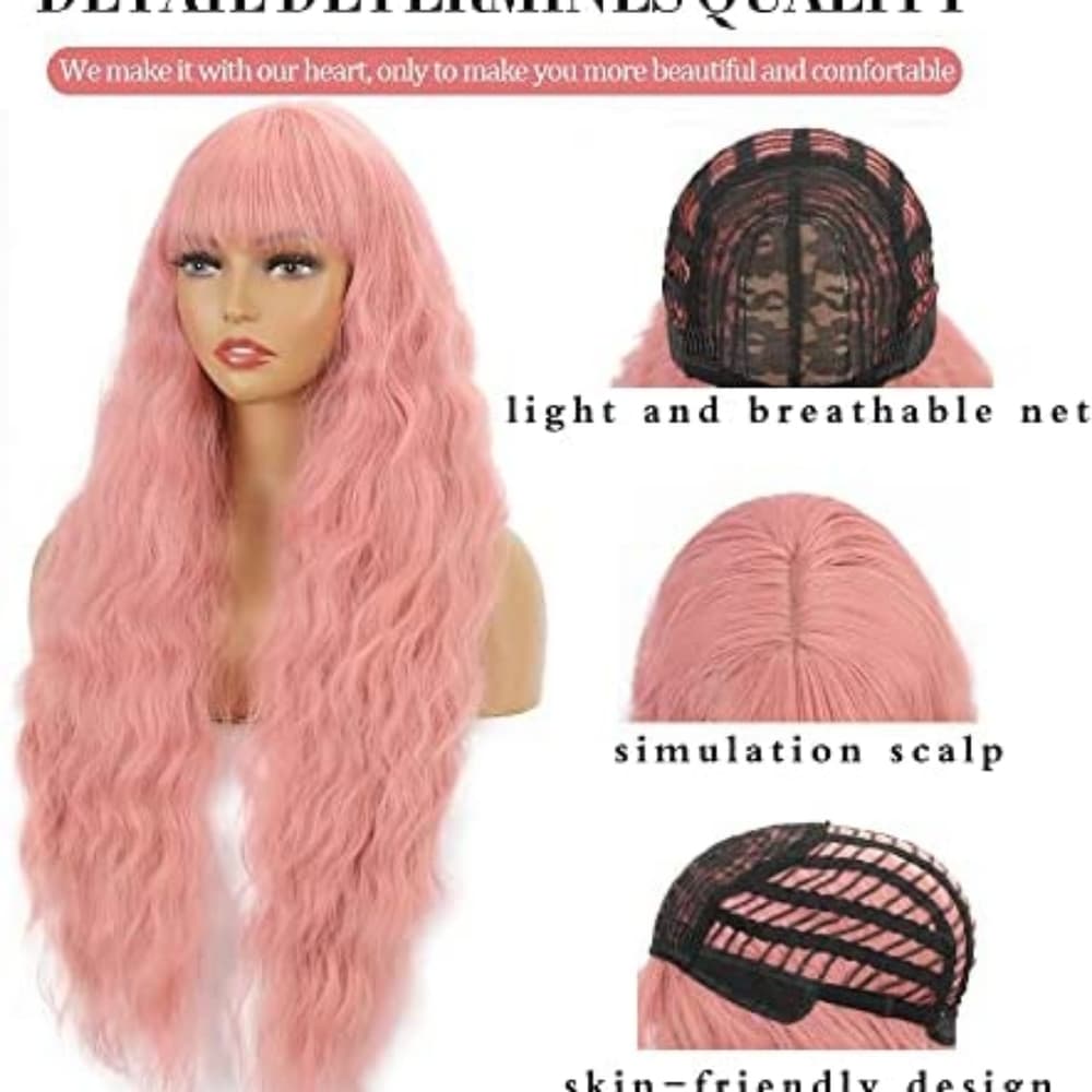 Pink Beauty Full Wig - Thumbnail 2