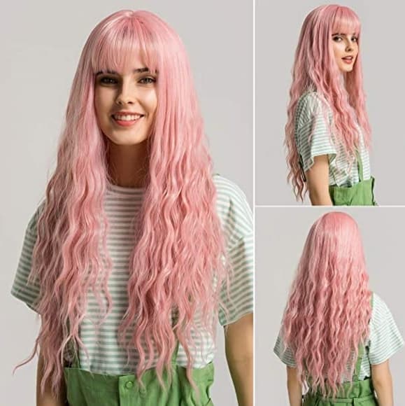 Pink Beauty Full Wig - Thumbnail 7