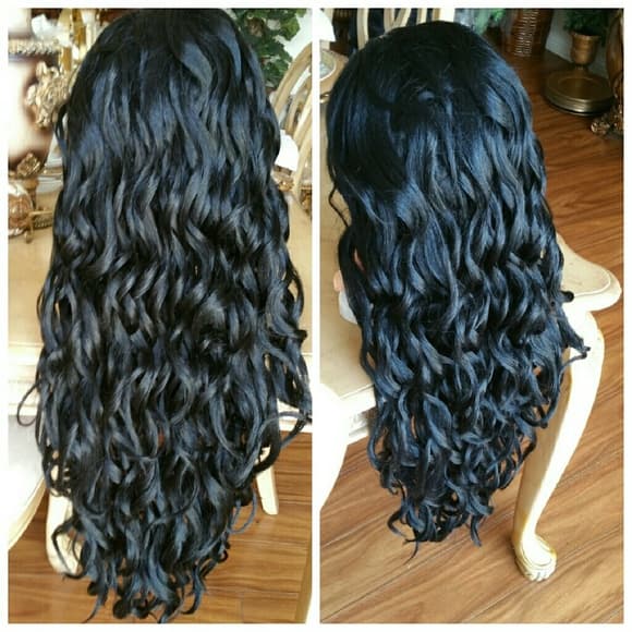 Curly Bodywave Lacefront Wig - Thumbnail 3