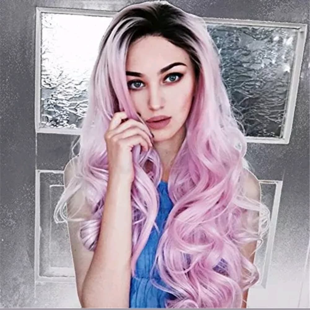 Ombre Pink Beauty Lace Front Wig