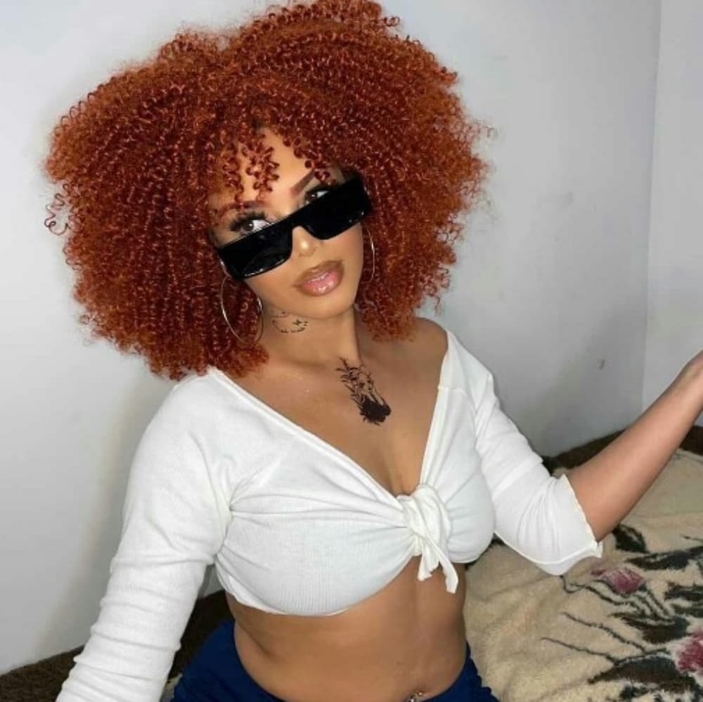 Copper Red Culy Beauty Full Wig!! - Thumbnail 4