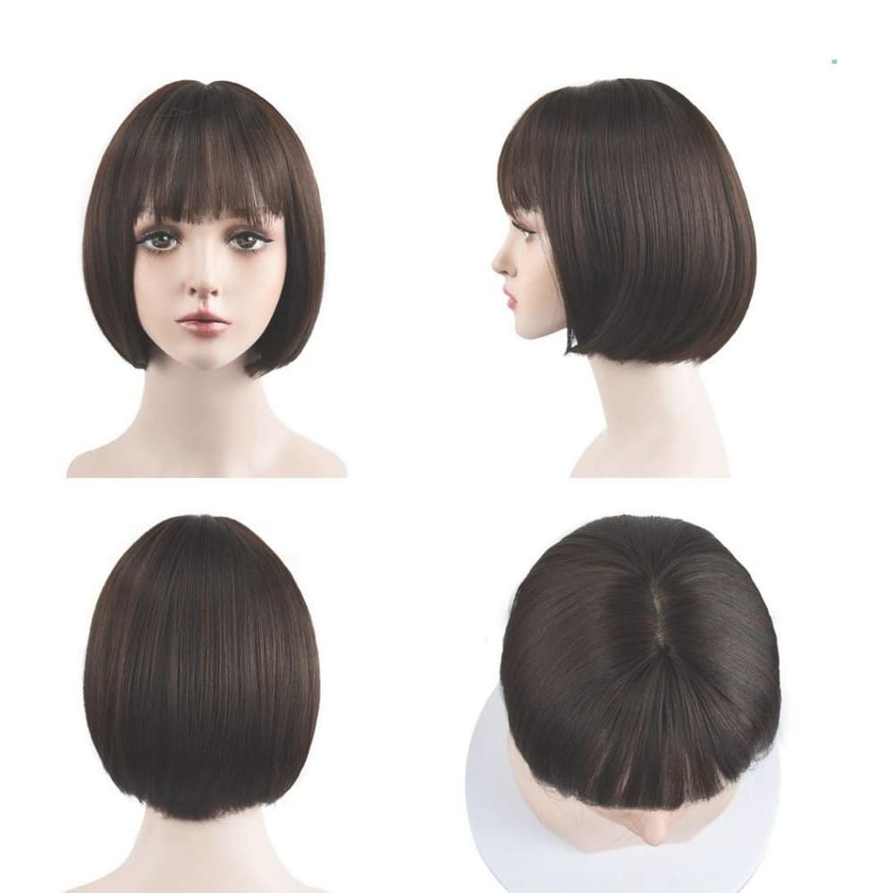 Dark Brown Beauty Bob Wig - Thumbnail 2