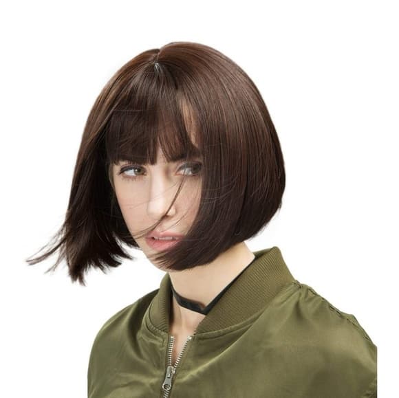 Dark Brown Beauty Bob Wig - Thumbnail 9