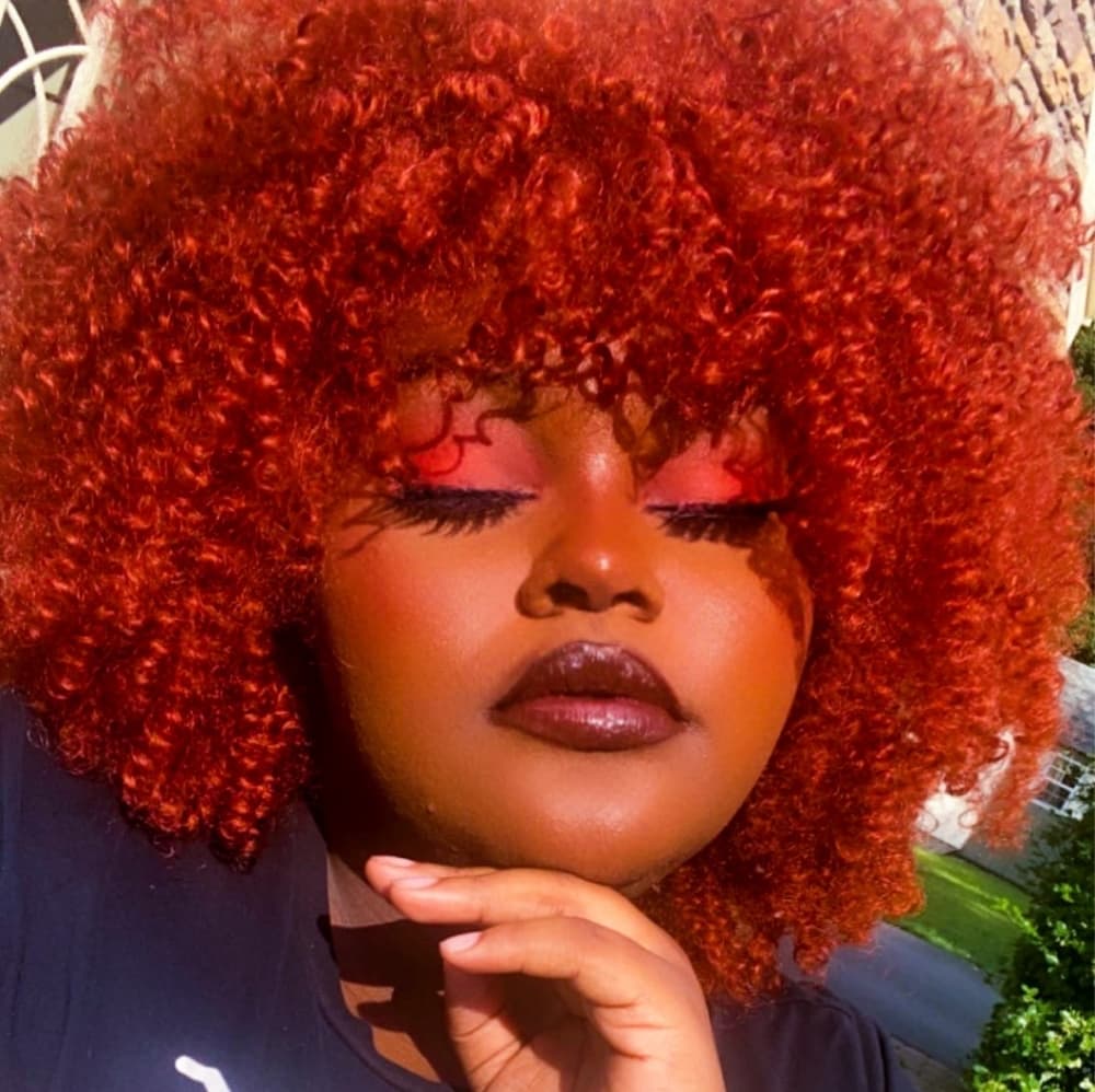 Copper Red Culy Beauty Full Wig!! - Thumbnail 2