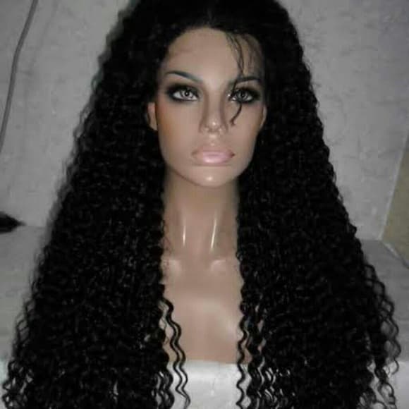 Loose Kinky Curly Lacefront Wig 22-24 inches - Thumbnail 2
