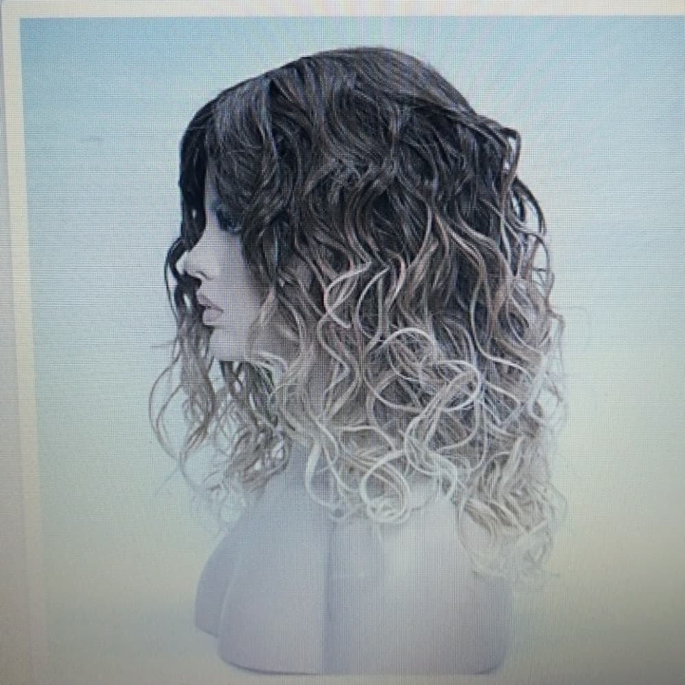 Wavy Ombre Two Tone Stawbery to Blonde - Thumbnail 3