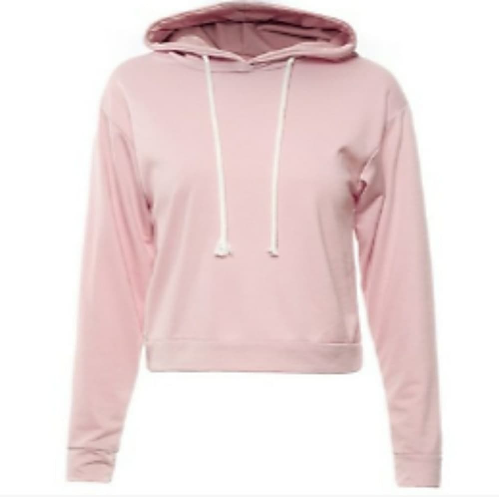 Beautiful Hooded Crop Top - Thumbnail 5