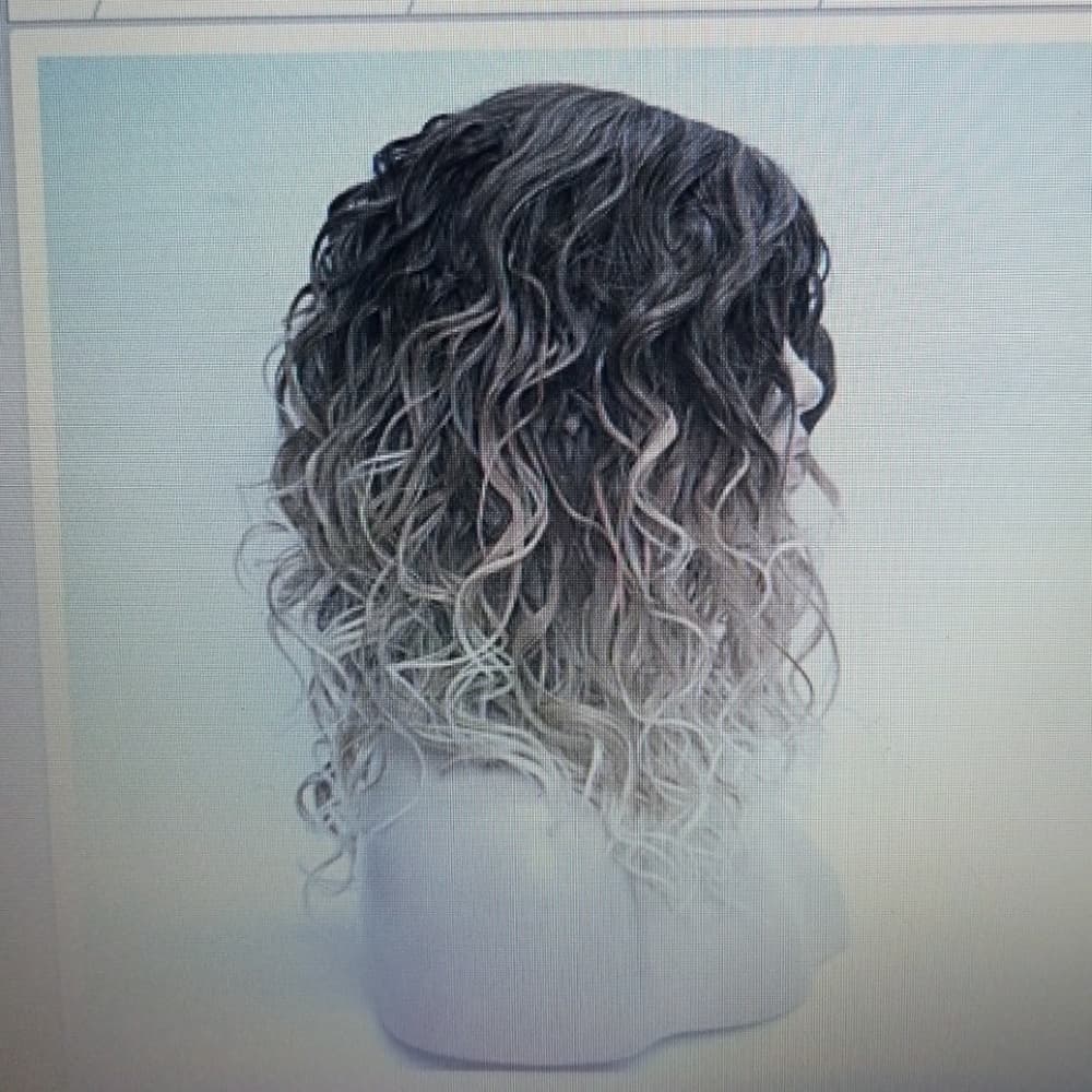 Wavy Ombre Two Tone Stawbery to Blonde - Thumbnail 2