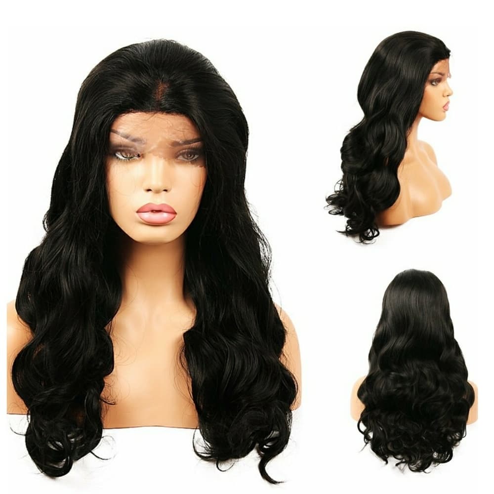 Black Bodywave Beauty Wig 24-26 inches!! - Thumbnail 4