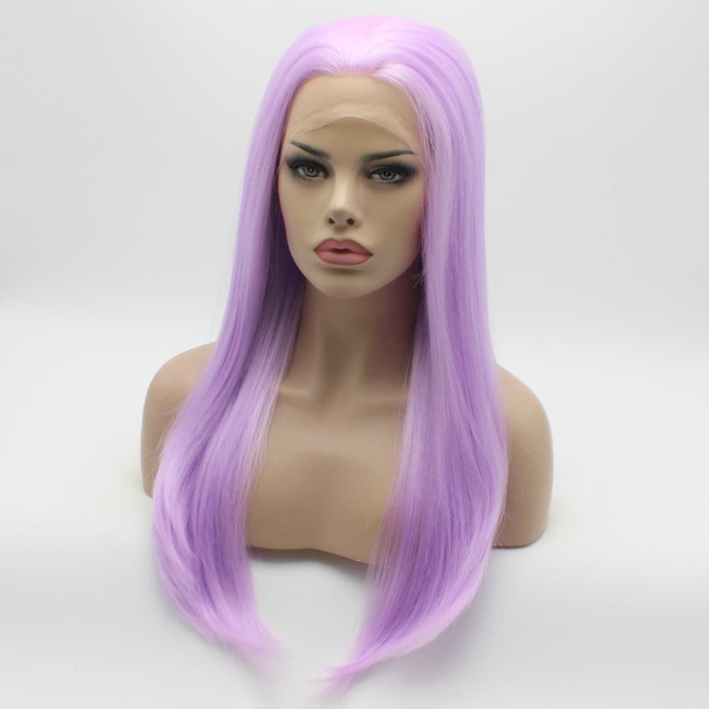 Lilac Purple Beauty Lace Front Wig - Thumbnail 2