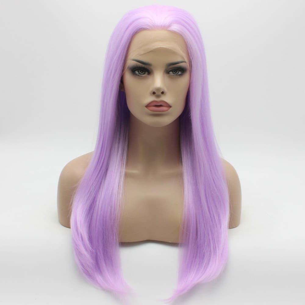 Lilac Purple Beauty Lace Front Wig - Thumbnail 3