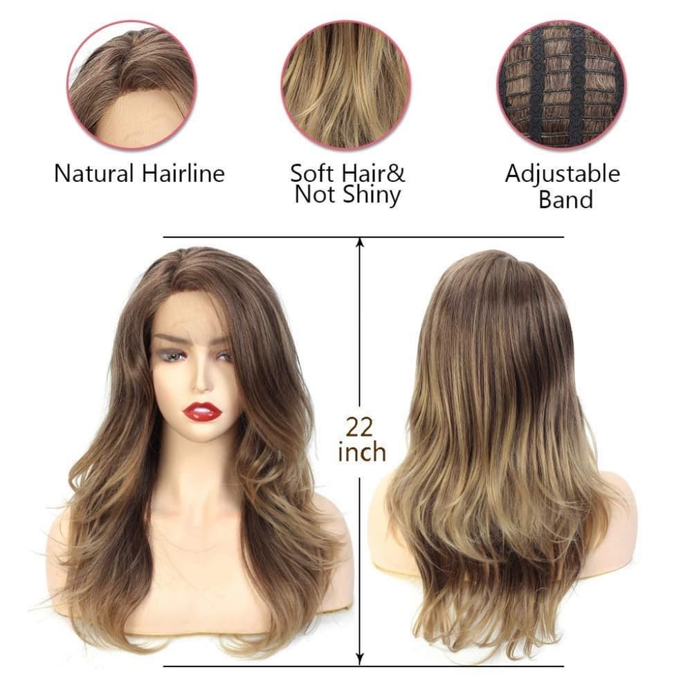 Ombre Blonde Lace Front Wig - Thumbnail 3