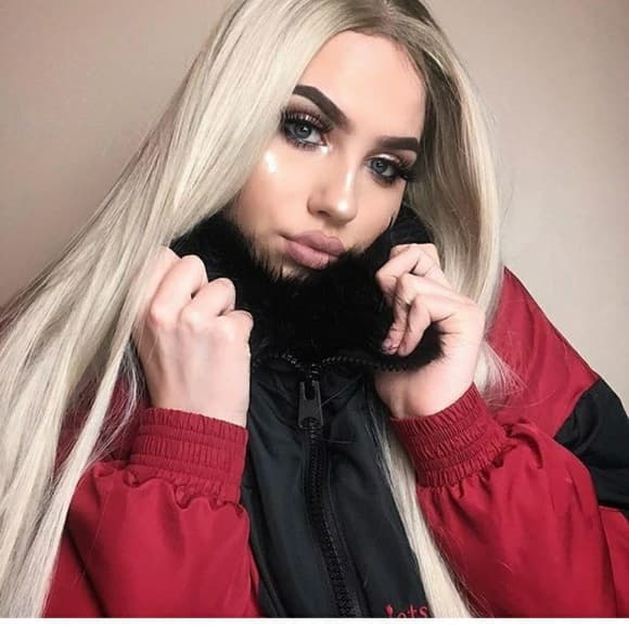 Ombre Blonde Lace Front Wig - Thumbnail 9