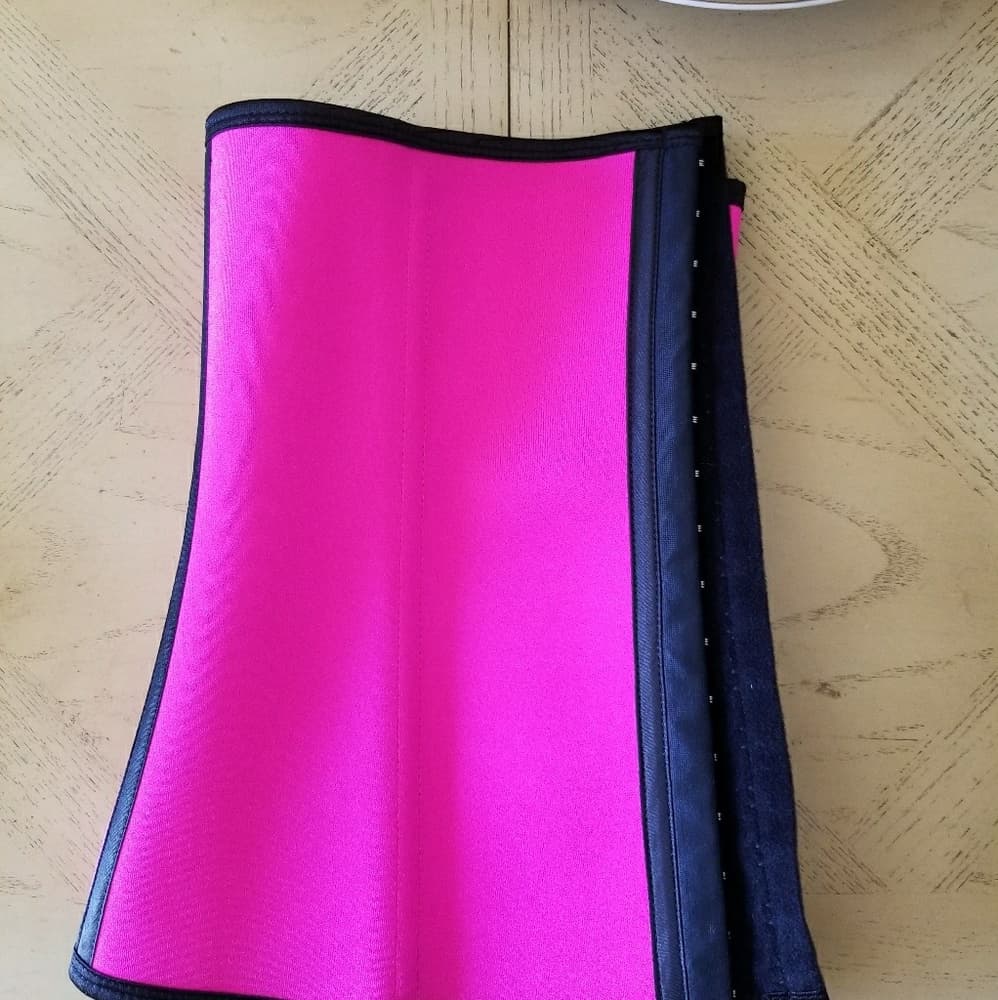 Rose Pink Super Hold Latex Waist Trainer
