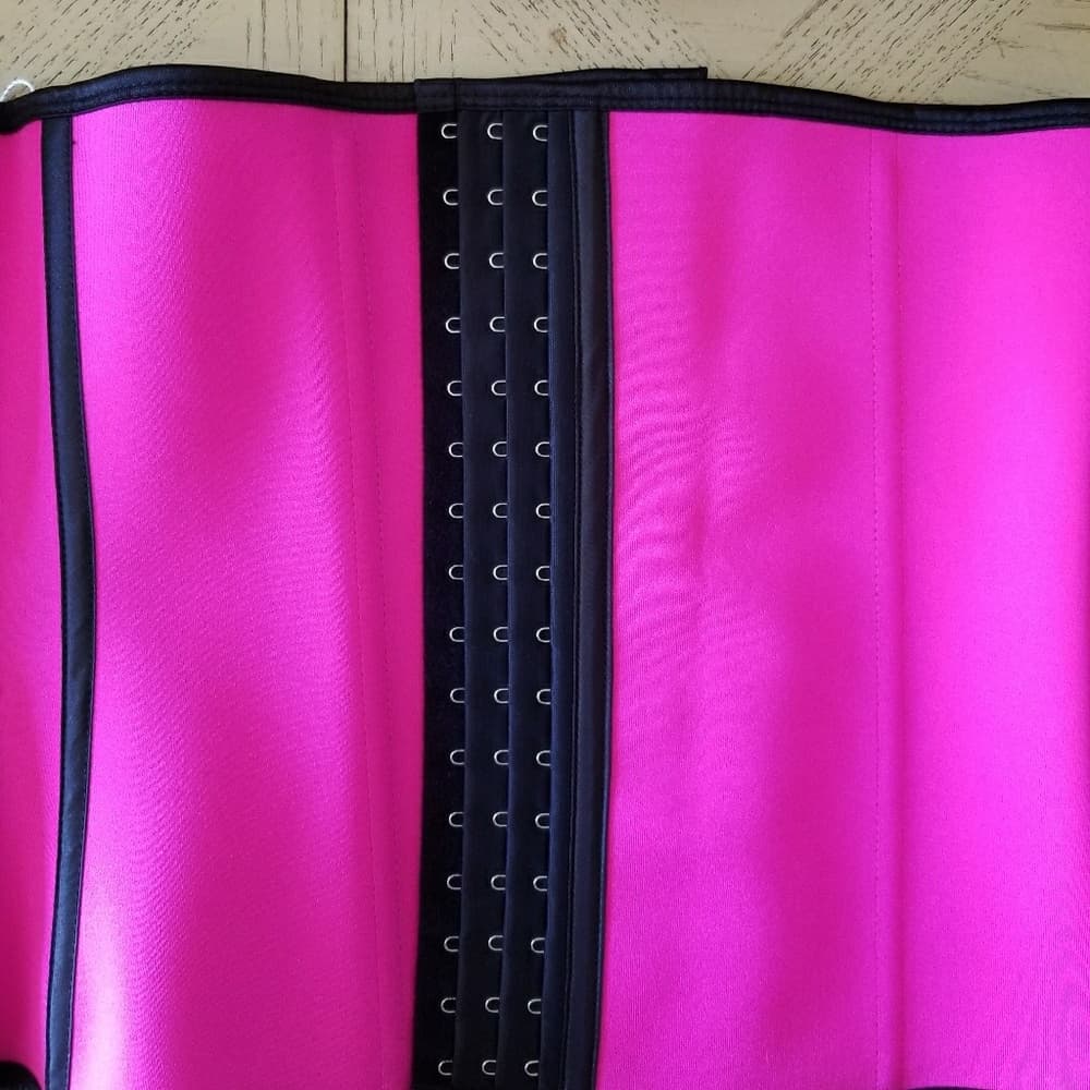 Rose Pink Super Hold Latex Waist Trainer - Thumbnail 3