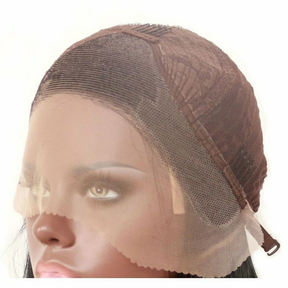 Peach Pink Ombre LaceFront Wig - Thumbnail 3