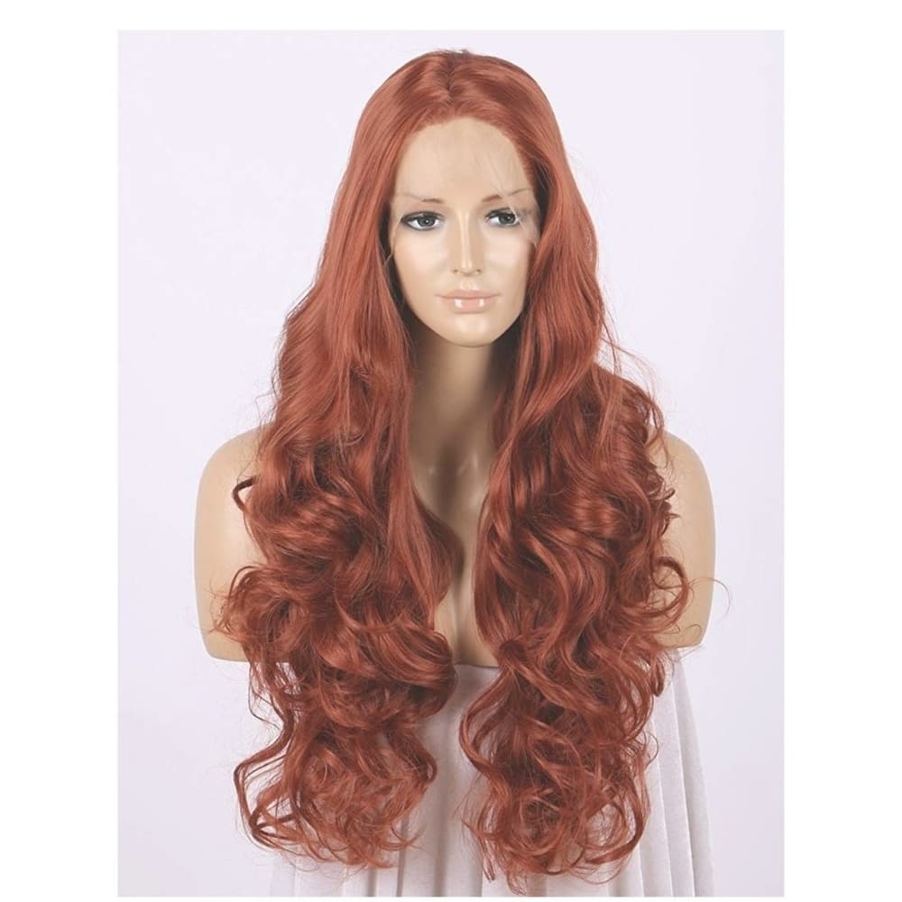 Red Auburn Beauty Lace Front Wig - Thumbnail 6