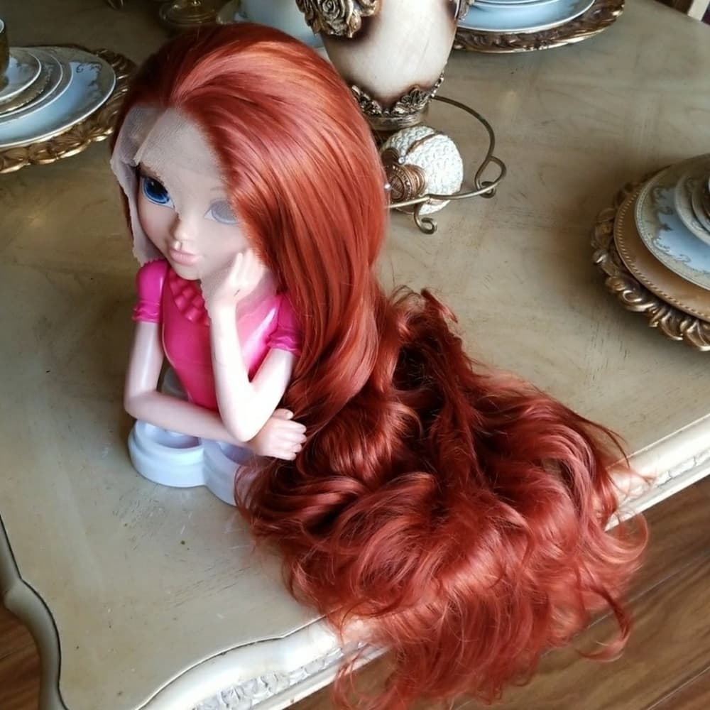 Red Auburn Beauty Lace Front Wig - Thumbnail 2