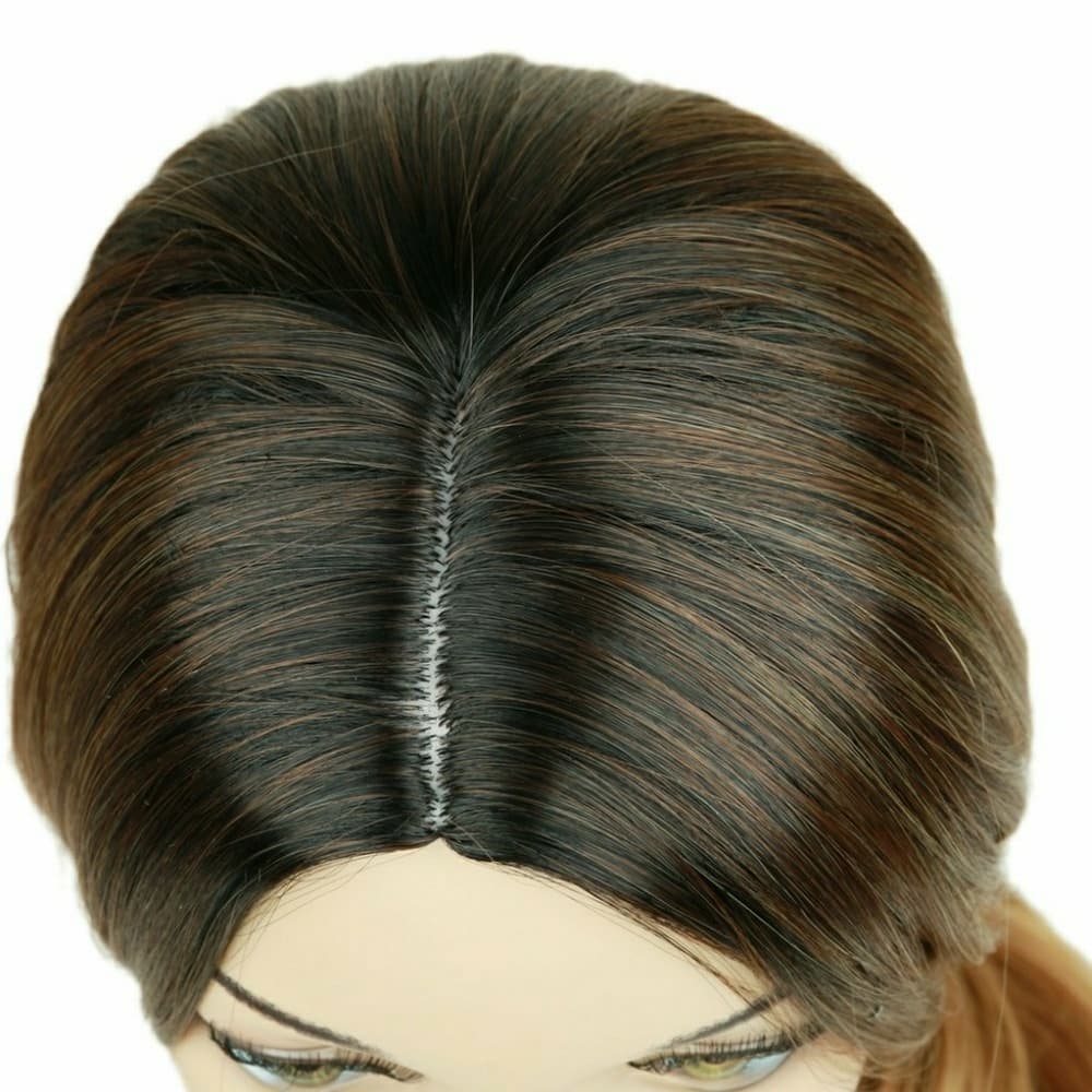 Black Brown Blonde Ombre Wig - Thumbnail 5