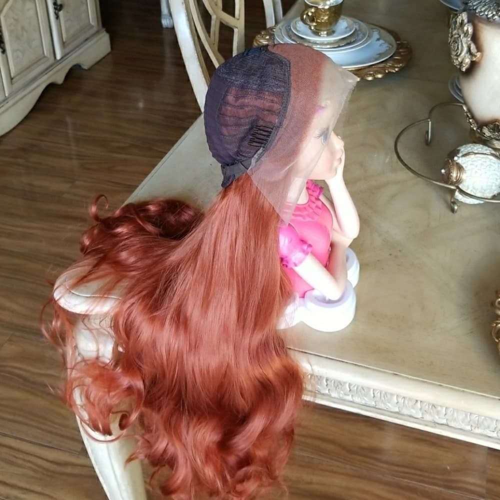 Red Auburn Beauty Lace Front Wig - Thumbnail 5