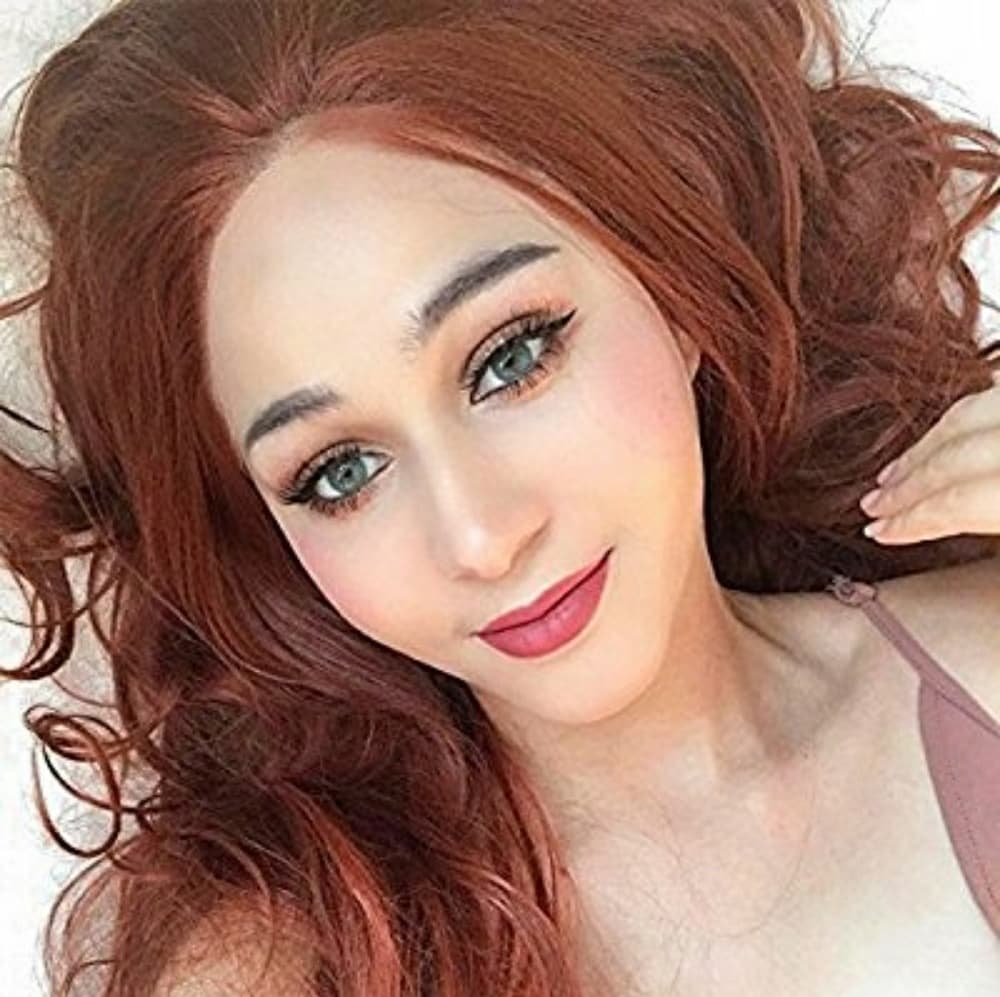 Auburn Red Beauty Lace Front Wig