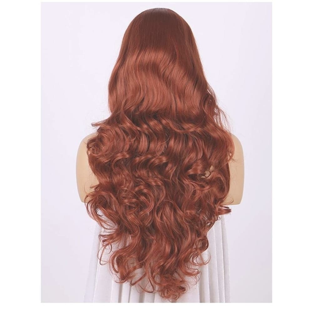 Red Auburn Beauty Lace Front Wig - Thumbnail 7