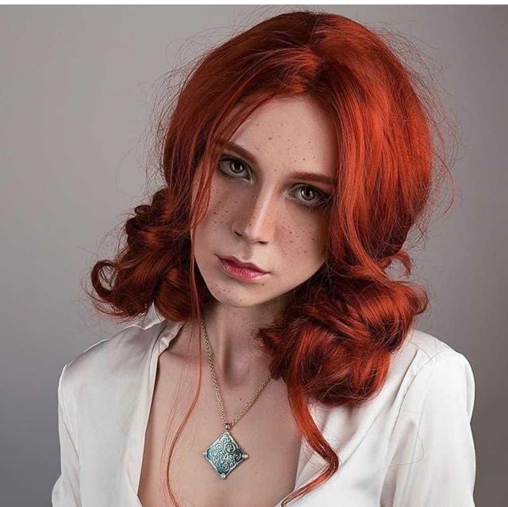 Red Auburn Beauty Lace Front Wig - Thumbnail 8