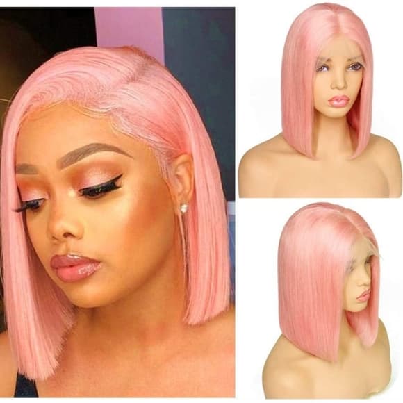 Pink Beauty Lace Front Wig - Thumbnail 7