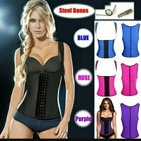 Latex Corset Waist Trainer - Thumbnail 5