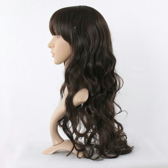 Beautiful Brown Waves Long Wig - Thumbnail 2