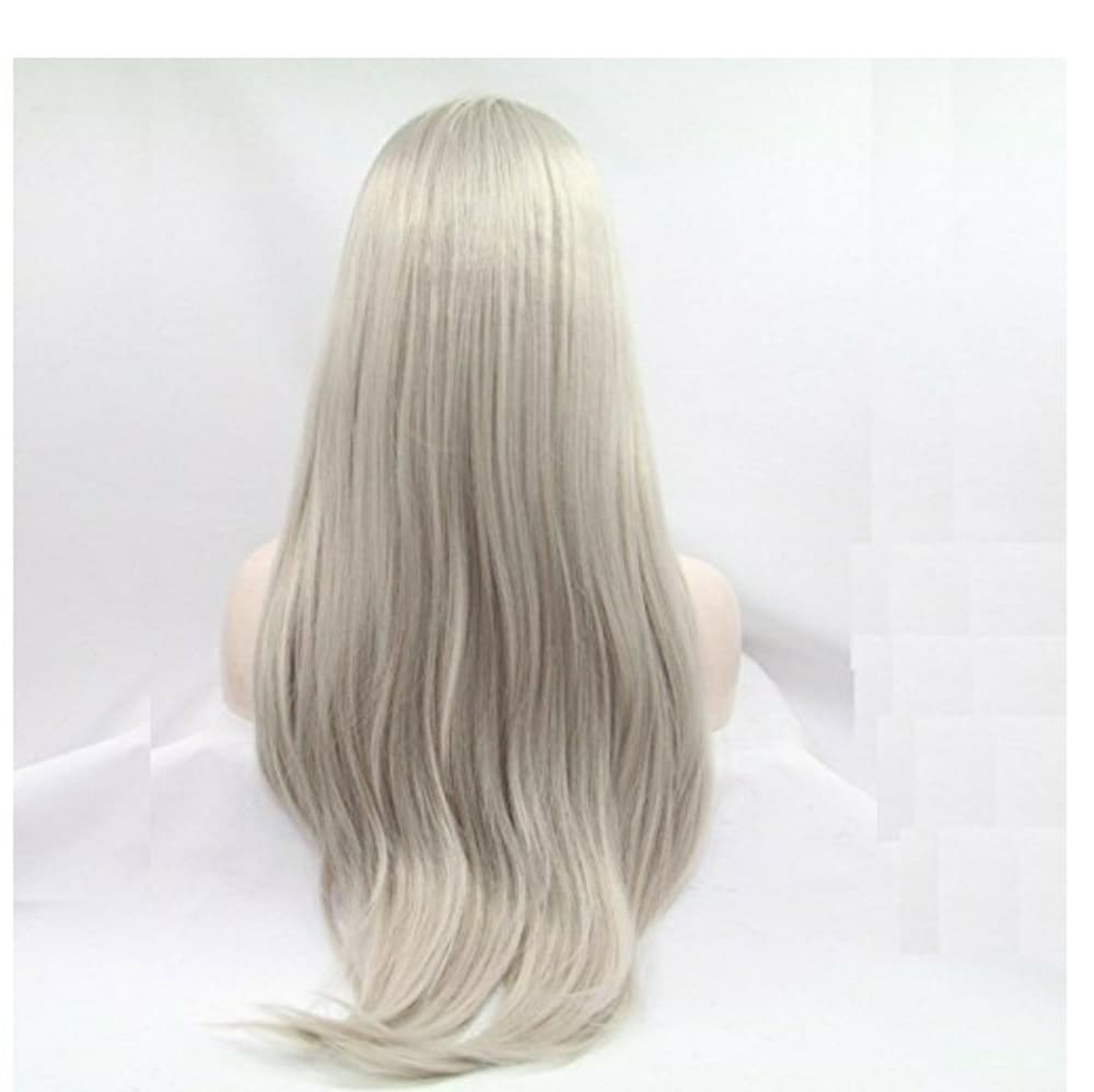 Gray Blonde Lacefront Wig 22-24inches - Thumbnail 5